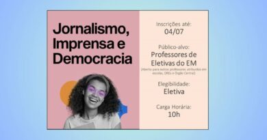 Curso Eletiva Jornalismo, Imprensa e Democracia
